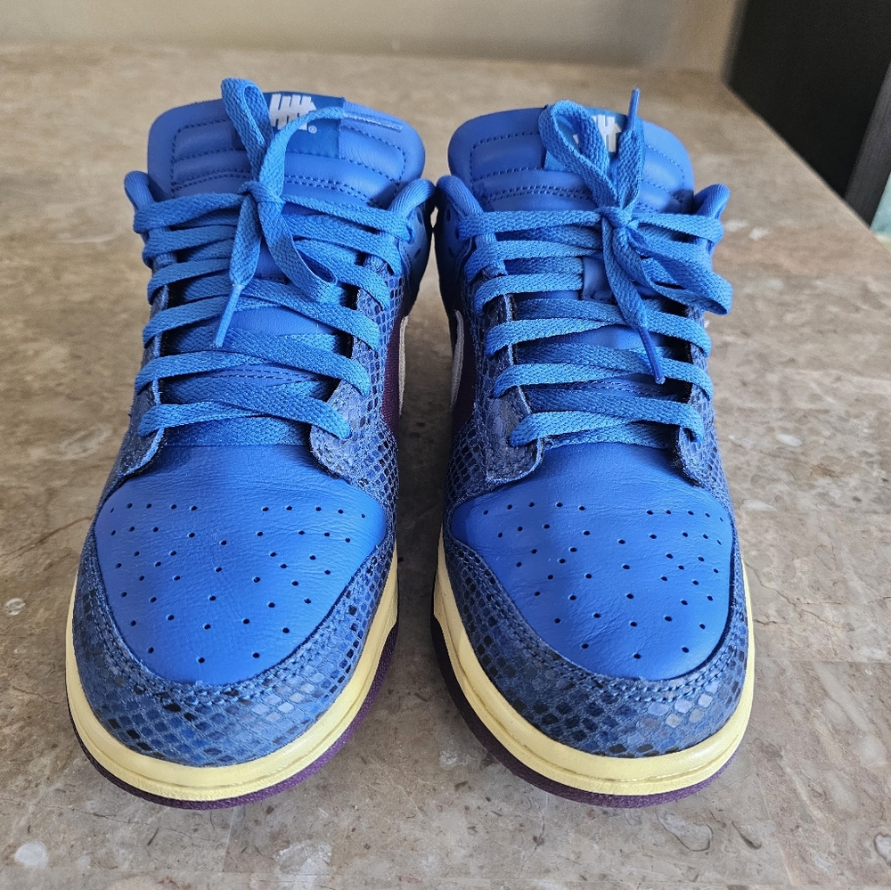 Nike Dunk Low Undefeated 5 On It Vs AF1 Blue-purple #DH6508-400 Men Size 10 - Picture 3 of 11